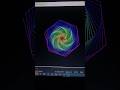 🌀 Hypnotic Swirl Made with Python Code | Viral Animation #shorts