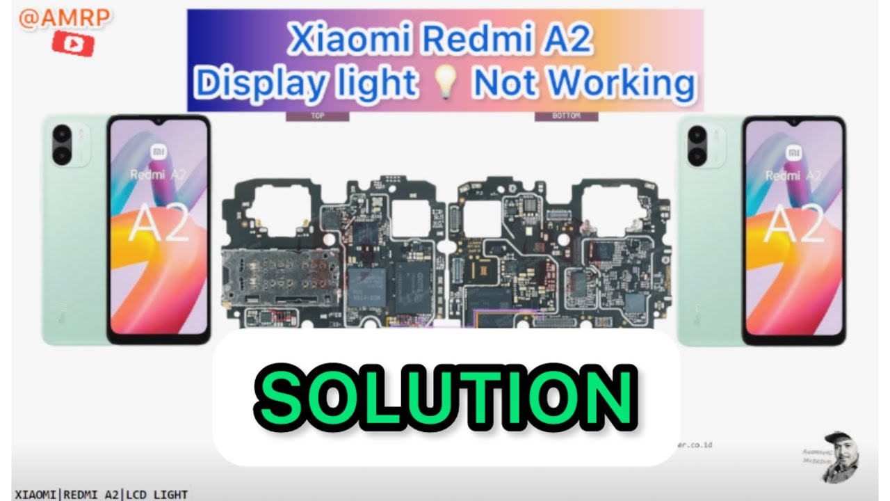 XIAOMI REDMI A2 Display light 💡 not working || redmi a2 lcd light problem 