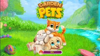 Garden Pets - бесплатная игра 3 в ряд - первый взгляд screenshot 1
