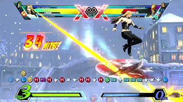 UMVC3: Optimal Trish Combo w/ Dark Hole Assist and Hidden Missiles