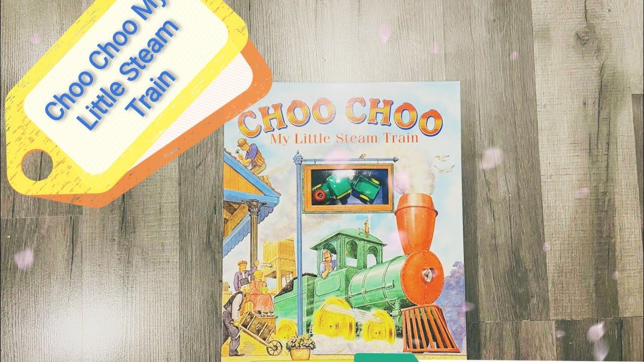 Choo Choo My Little Steam Train board book with Pop-Out Village