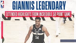 GIANNIS 50 POINT INSTANT CLASSIC!!! 💥💪👽 | Extended highlights of Giannis' incredible game 6