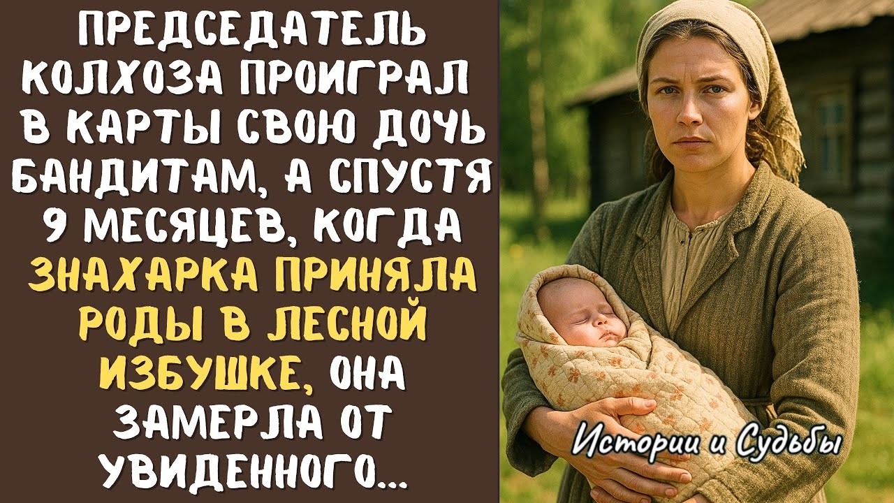 Председатель колхоза ПРОИГРАЛ в карты свою ДОЧЬ бандитам, а спустя 9 месяцев ЗНАХАРКА замерла, едва