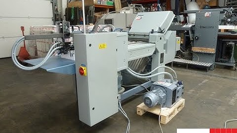 Used Stahl Paper folding machine for sale   Gab Supplies Ltd   2000