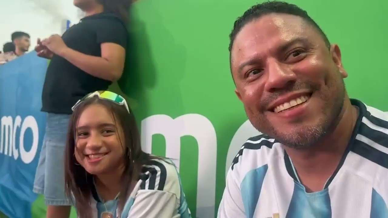 Fan Zone Aramco Arena: La marea albiceleste y un mensaje de unión por Venezuela 🙏 | Fan Juego Bonito