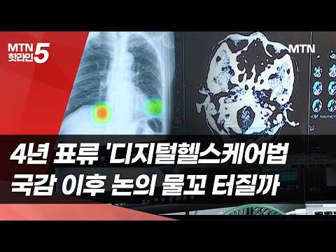 의료AI 핵심 열쇠 '디지털헬스케어법'…4년 표류에도 찬반 팽팽 / 머니투데이방송 (뉴스)