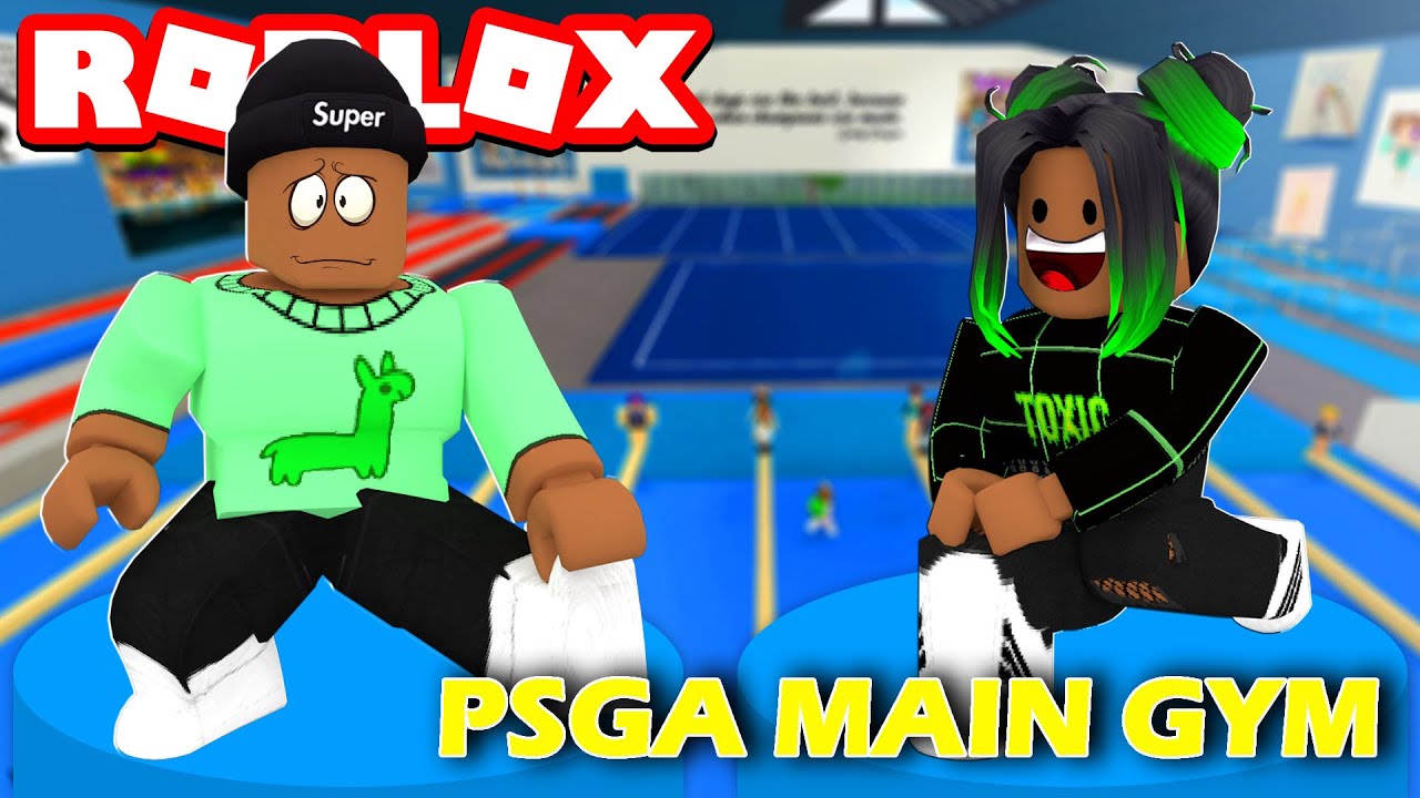 How To Play Roblox Psga Main Gymnasium Twin Coders Youtube - how to become a gymnast in gymnastics gymnasium roblox