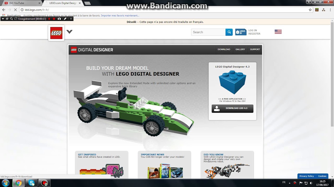 lego digital designer youtube