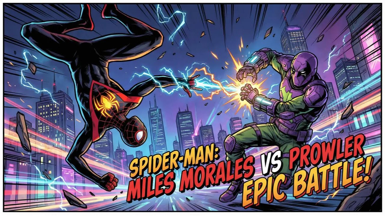 Miles Morales Boss Fight 🔥 Prowler (PC Gameplay)