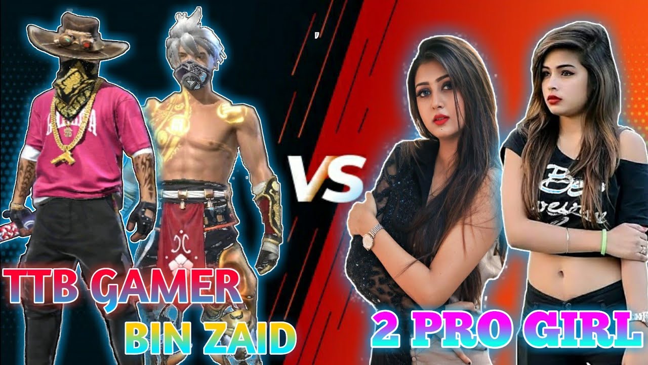 Free fire boy vs girl 2v2 bin zaid gaming vs girl free fire vs Nonstopff binzaidfreefire YouTube