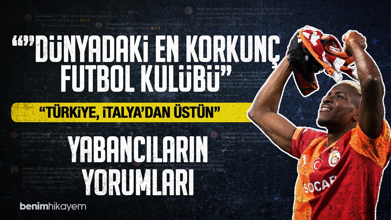 YABANCILARIN YORUMLARI | Juventus Galatasaray 