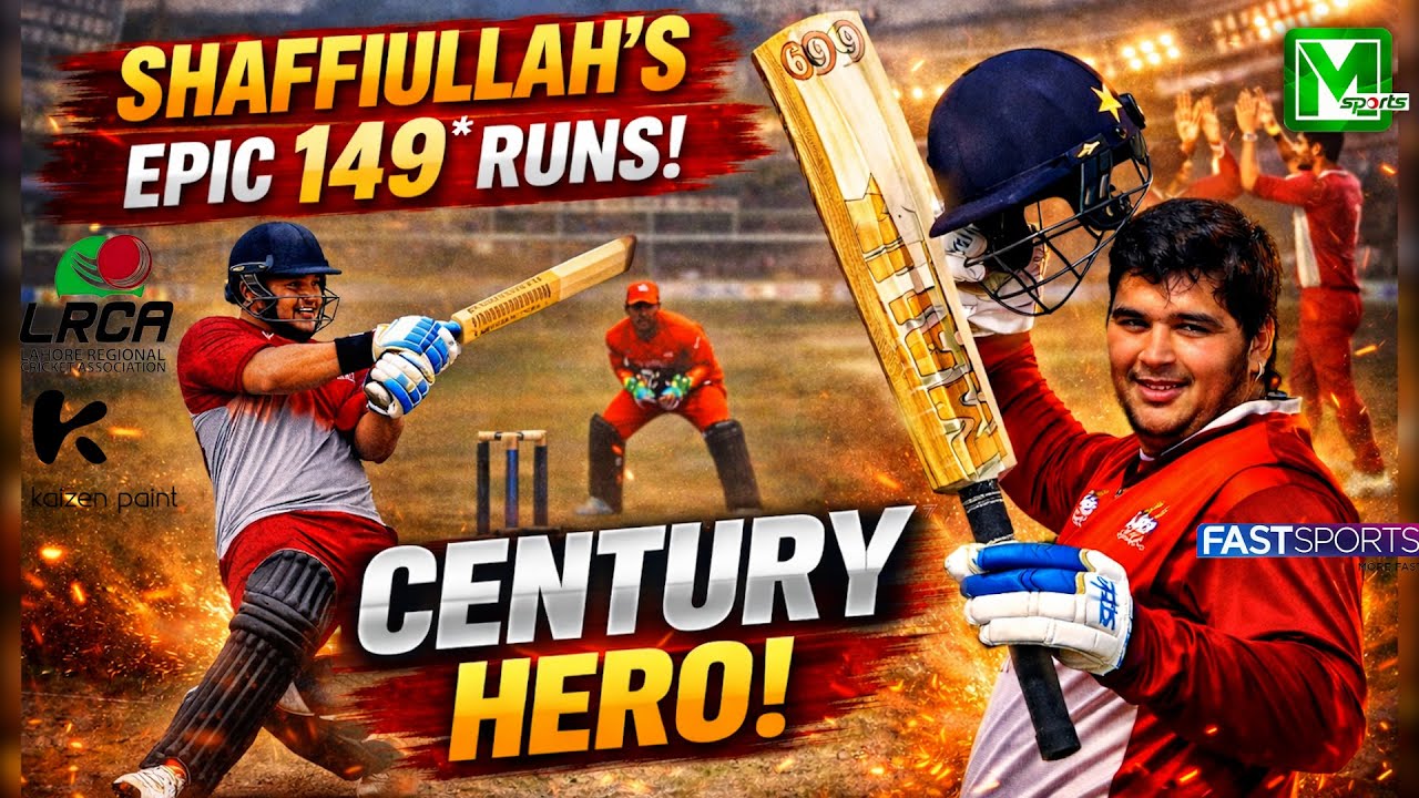 Shaffiullah 100 | North Zone Red vs West Zone Red Match