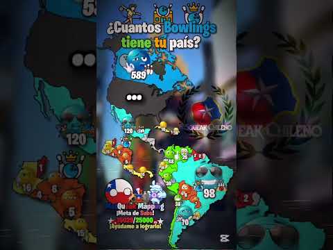 🎳¿Cuantos Bowlings tiene tu país? #elmappingvive #mapping #mapper #geography #fyp #edit #geo #map