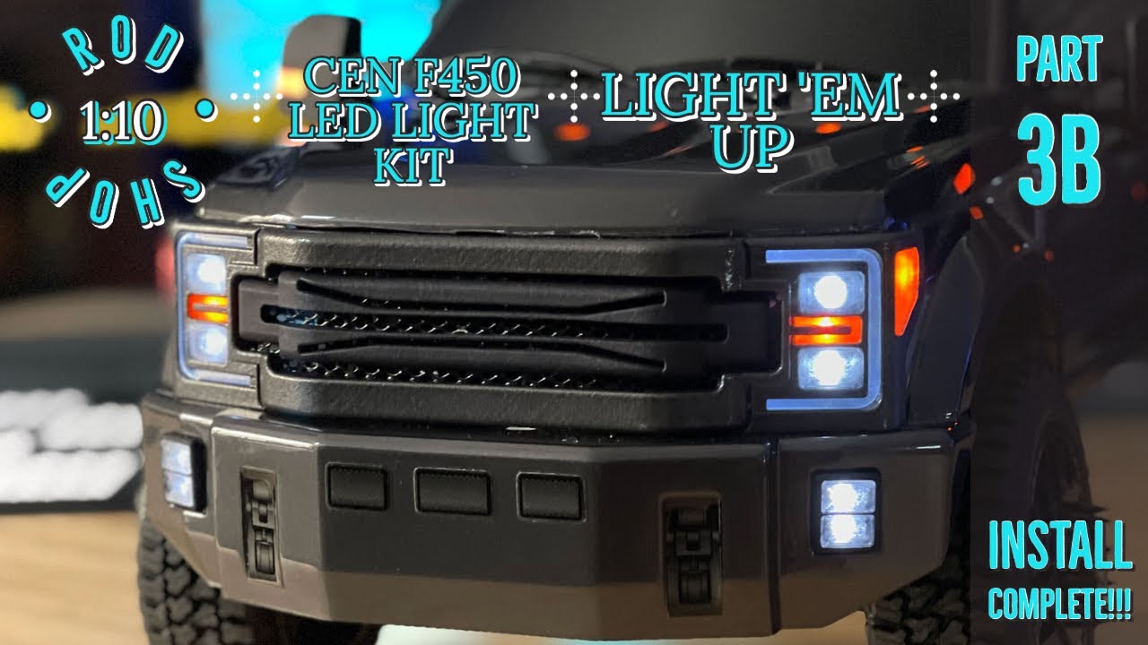 CEN F450 110RodShop LED Light Kit Install Part 3B