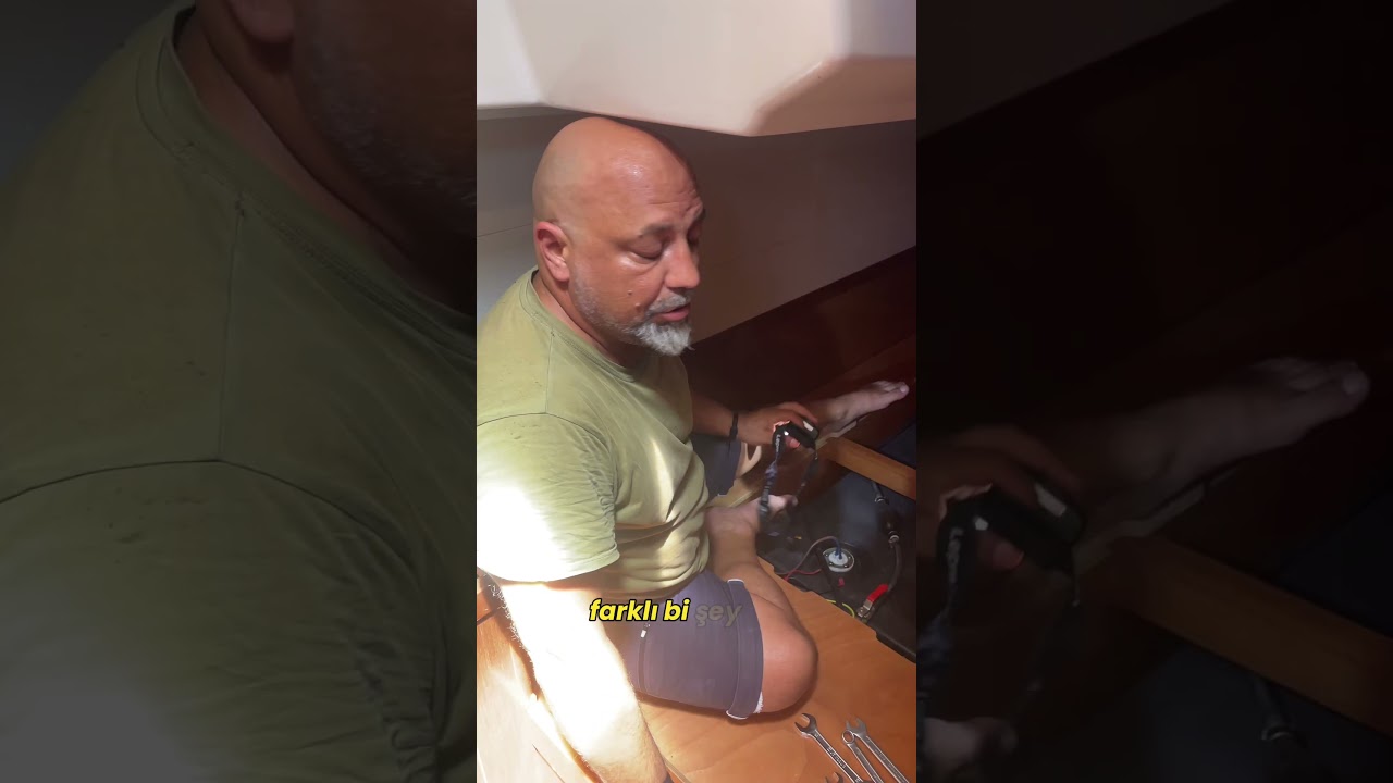 ⁣Yelkenli Teknede Motorin sızıntısı ve olası yerleri