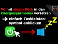 Energiesparmodus per Taskleisten-Klick - Windows | PathTM