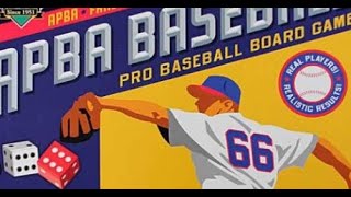APBA Baseball test game