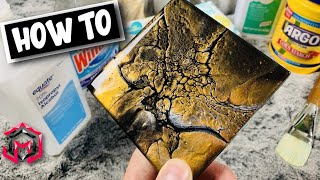 HOW TO Clean Silicone Off Acrylic Pour | Works Every Time