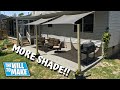 How I Installed Shade Sails / Canopy Over Our Platform Deck | Woodworking | DIY |