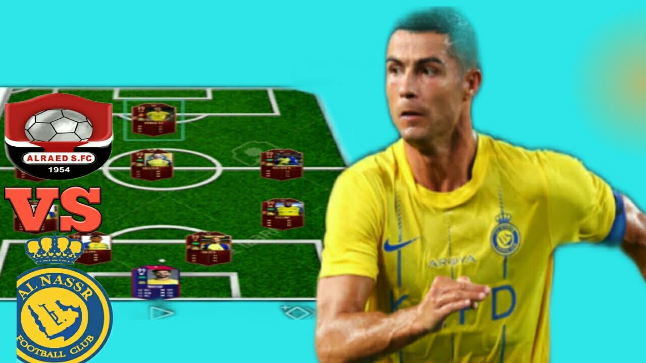 Ronaldo,Suii!! ,AL Nassr vs ALRaed lineups #saudiprofessionalleague #