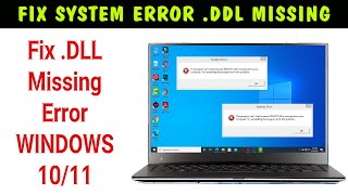 Dll File Missing Error In Windows How To Fix Dll Files Missing Error In Windows 10 100% Works