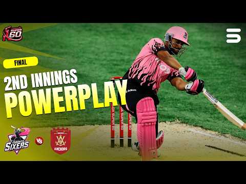 2nd Innings Powerplay | Toronto Sixers Vs Vancouver Anchors | Final | Canada Super 60 2026 | ZQ1J