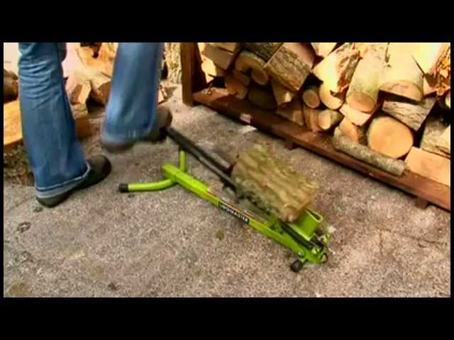Foot operated Log Splitter YouTube