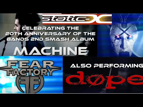 Static-X ‘Rise Of The Machine Tour‘ w/ Fear Factory and Dope