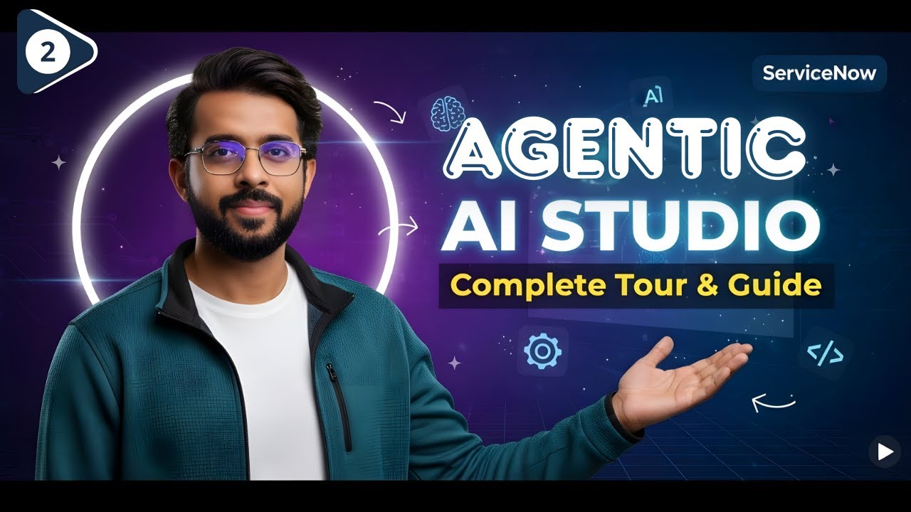 ServiceNow AI Agent Studio tutorial showing agent workflow testing interface