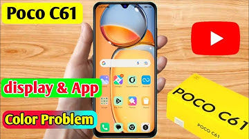 poco c61 color settings, poco c61 me color change kaise kare
