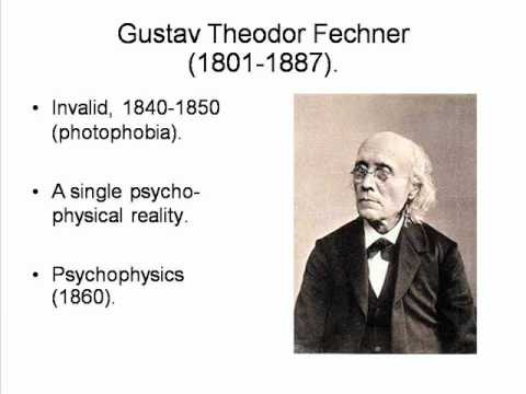 Gustav Fechner and Psychophysics [HPsy 4.4]