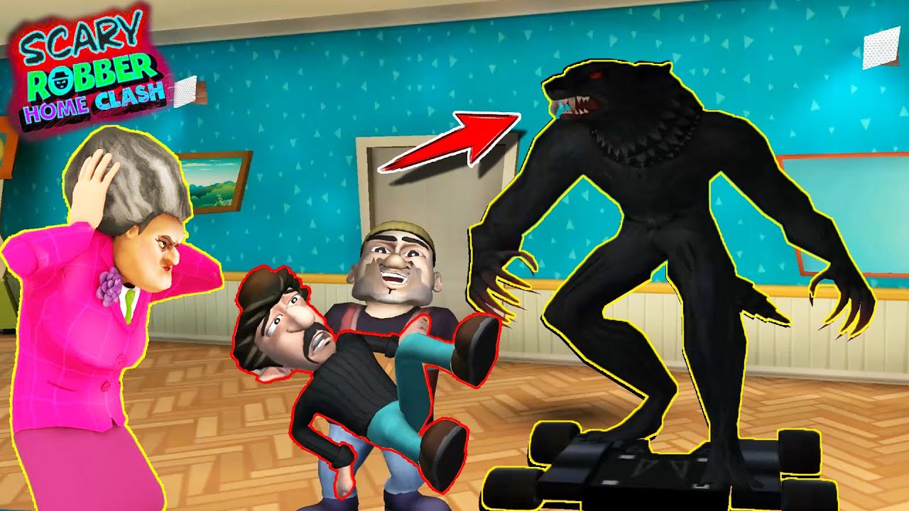EFSANE KURT ADAM ŞAKASI YAPTIK 🤣 Scary Robber Home Clash Yeni Bölümler