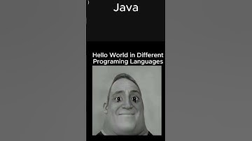 Hello World In Different Programming Languages