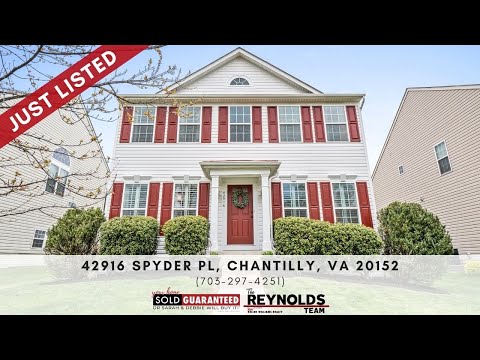 42916 Spyder Place, Chantilly, VA home video tour
