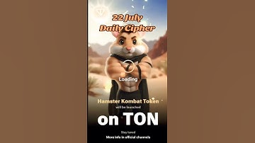 22 July Daily Cipher 🐹 #hamster #hamsters #dailycipher #dailycombo