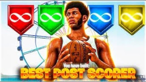 The BEST POST SCORER Build on NBA 2K22! OverPOWERED Best Build 2K22! Best Badges + Post 🪝