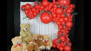 Red Balloon Garland DIY with Greenery | How To | Tutorial