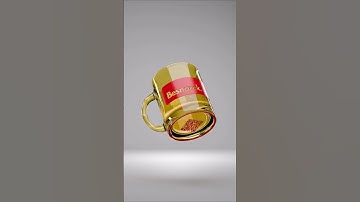 A little Product animation I made. ☕#blender #blender3d #productdesign #3dmodeling #3danimation