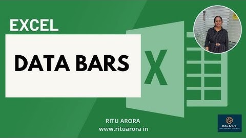 DATA BARS IN EXCEL