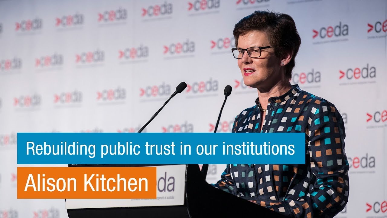 Alison Kitchen Rebuilding public trust in our institutions YouTube
