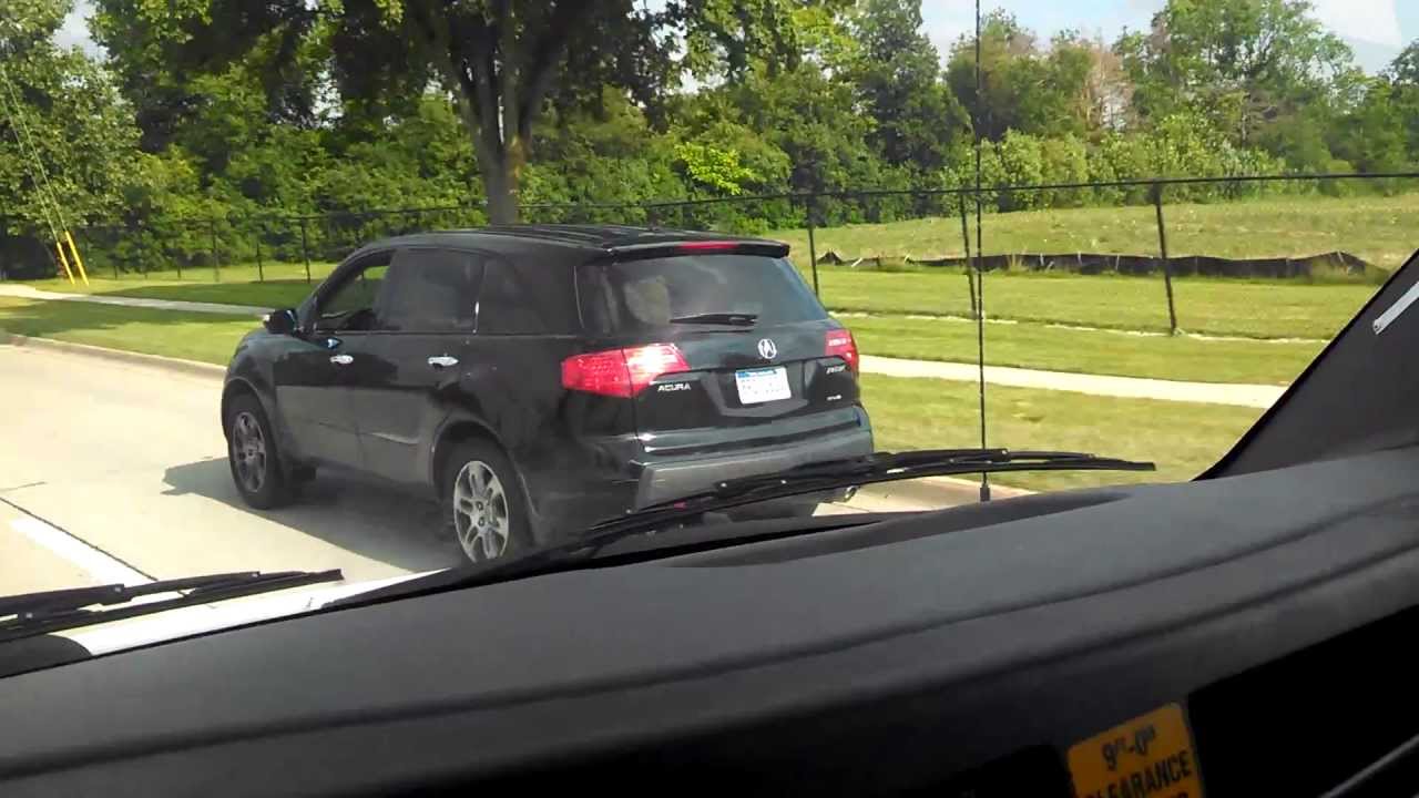 acura mdx vs uhaul race youtube