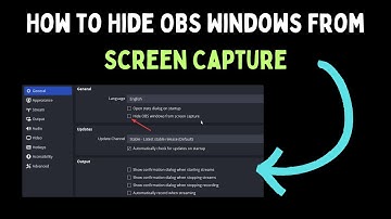 How to Hide OBS Windows From Screen Capture on Windows 11