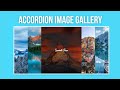 Accordion Image Gallery with Html & CSS