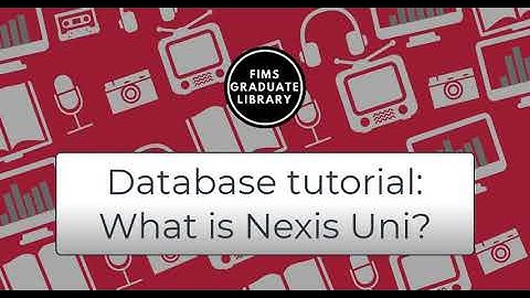 Nexis Uni Database Tutorial