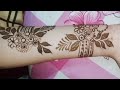 Hennahenna dubai basic design  henna by samreen mehendi artist