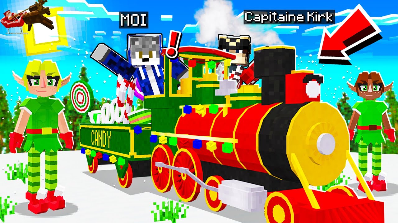 LE TRAIN DU PÈRE NOËL AVEC LE CAPITAINE KIRK DANS MINECRAFT | Map