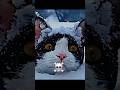 Cats Don't Like The Cold... 💀 #cat #catshorts #trollfaceedit