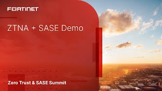 ZTNA + SASE Demo | Zero Trust & SASE Summit