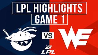 AL vs WE Highlights Game 1 | LPL 2026 Split 2 | Anyone's Legend vs Team WE screenshot 5