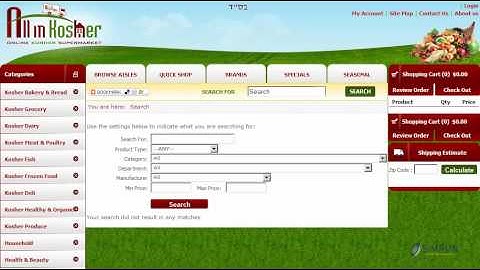 AspDotNetStorefront  Ajax & Spell Check Search . Simrun E-Commerce